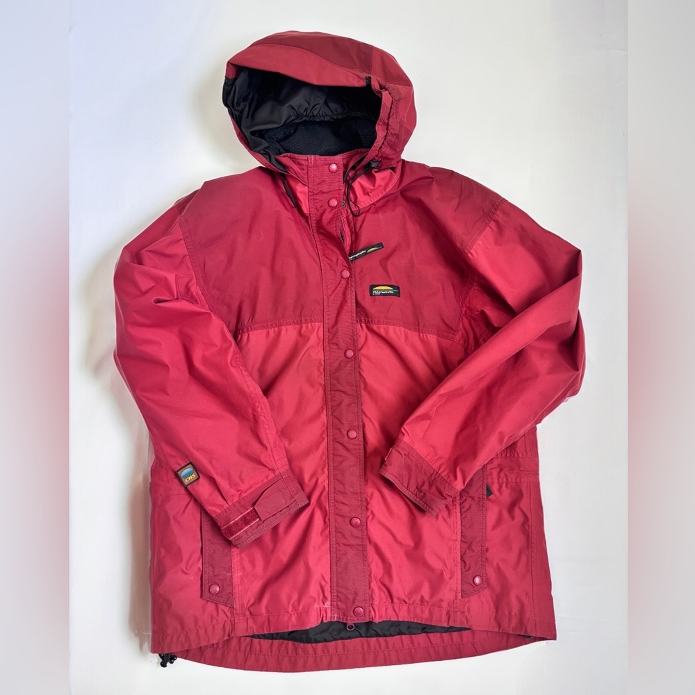 Chlorophylle Mens Ski Jacket Large Red 90s Winter Coat